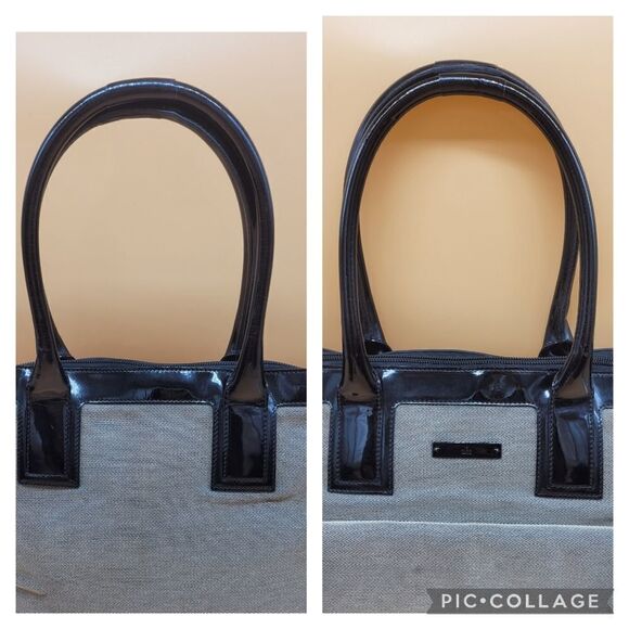 Authentic Gucci Canvas Satchel Bag - Picture 6 of 12